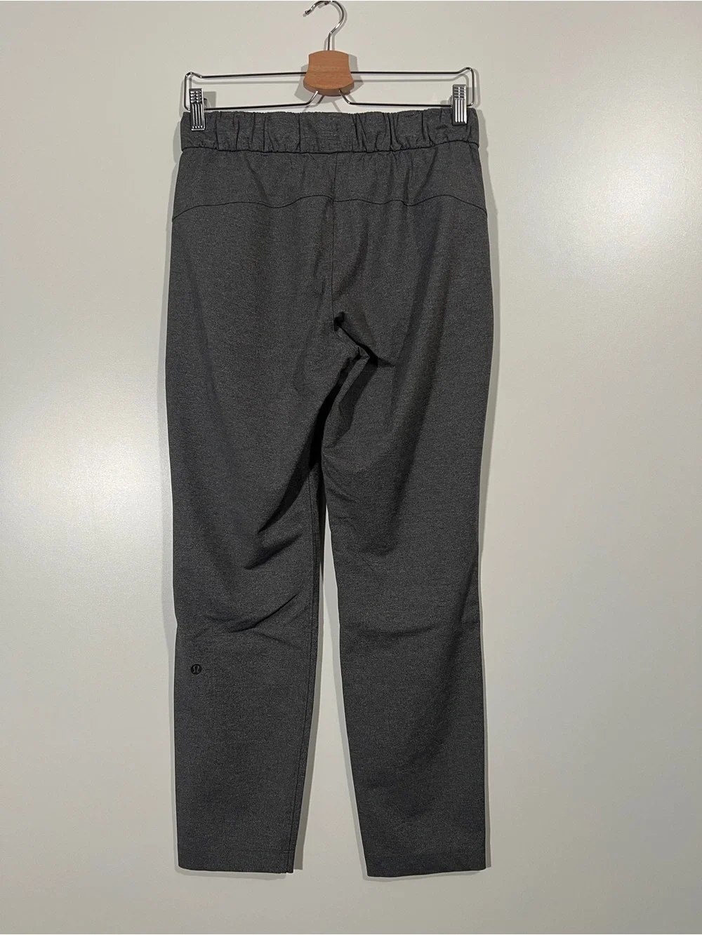 Lululemon On The Fly Pant 28” Heathered Black Grey Size 6 Full-On Luxstreme